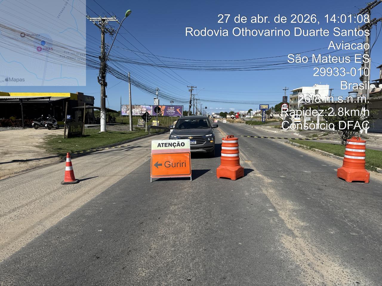 Duplicação da Othovarino Duarte Santos em Guriri São Mateus.Maio122