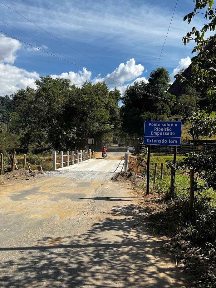 Ponte sobre o Ribeirão Empoçado Afonso Cláudio ES-165.A