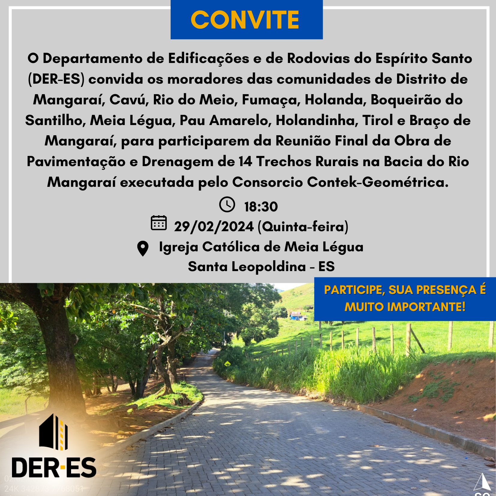 CONVITE PCS SANTA LEOPOLDINA 29.02.2024